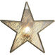 Luce Stellare 1 Light 22 inch Brass Antique Wall Sconce Wall Light, Star